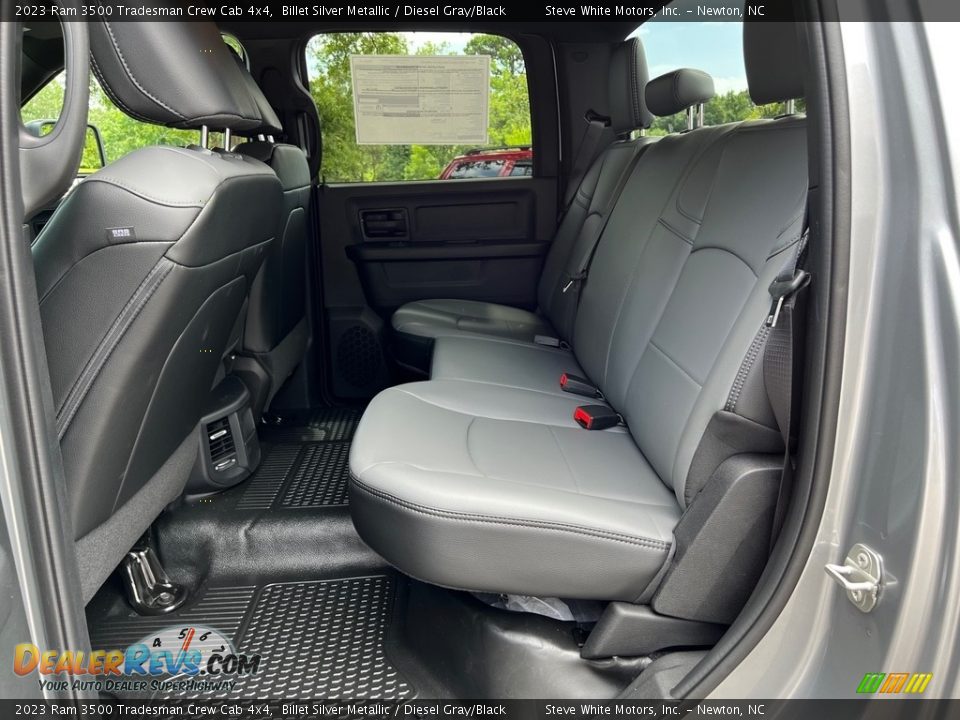 Rear Seat of 2023 Ram 3500 Tradesman Crew Cab 4x4 Photo #13