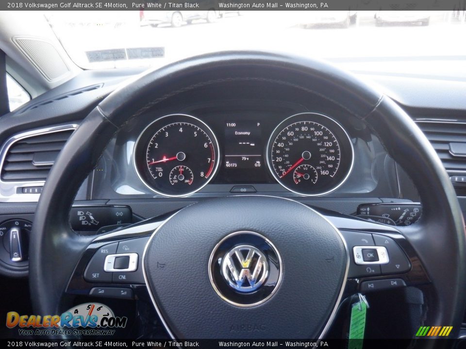 2018 Volkswagen Golf Alltrack SE 4Motion Steering Wheel Photo #21
