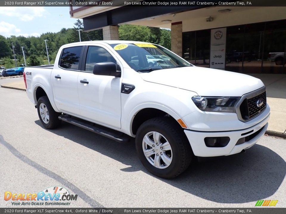 2020 Ford Ranger XLT SuperCrew 4x4 Oxford White / Ebony Photo #2