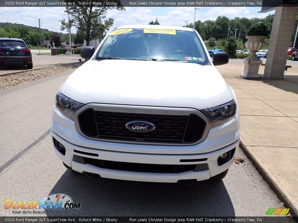 2020 Ford Ranger XLT SuperCrew 4x4 Oxford White / Ebony Photo #3