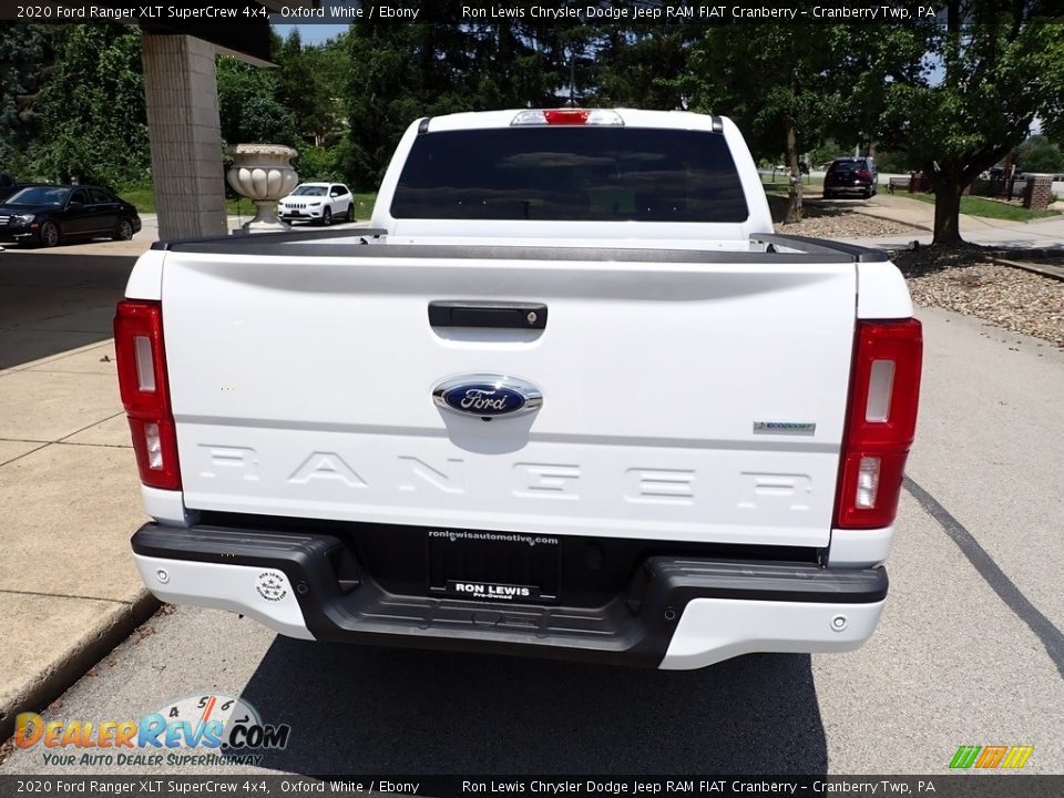 2020 Ford Ranger XLT SuperCrew 4x4 Oxford White / Ebony Photo #7