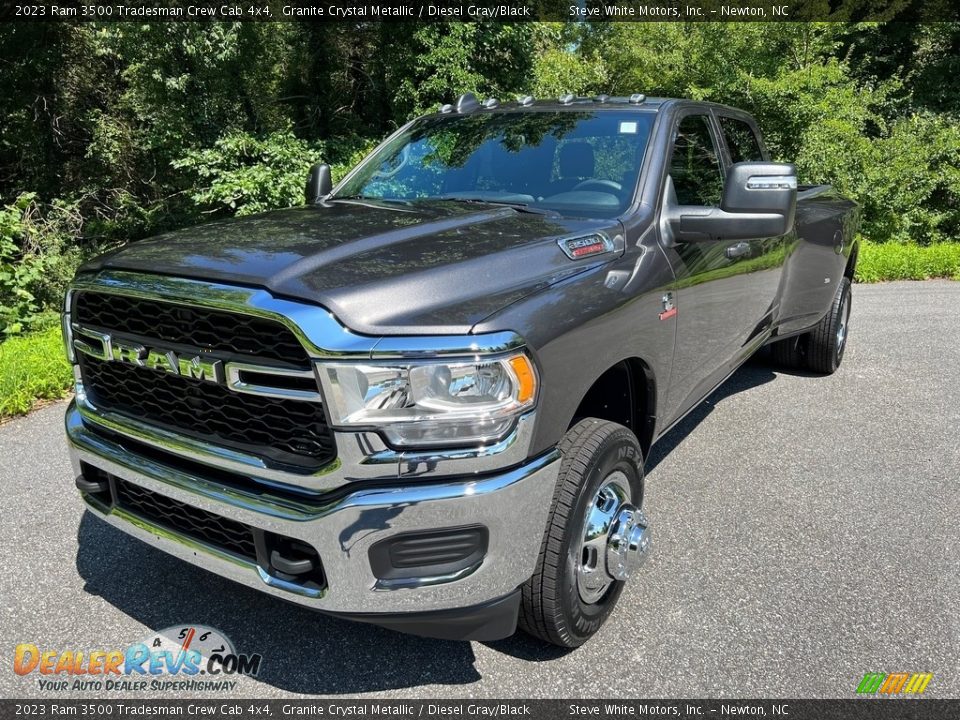 2023 Ram 3500 Tradesman Crew Cab 4x4 Granite Crystal Metallic / Diesel Gray/Black Photo #2