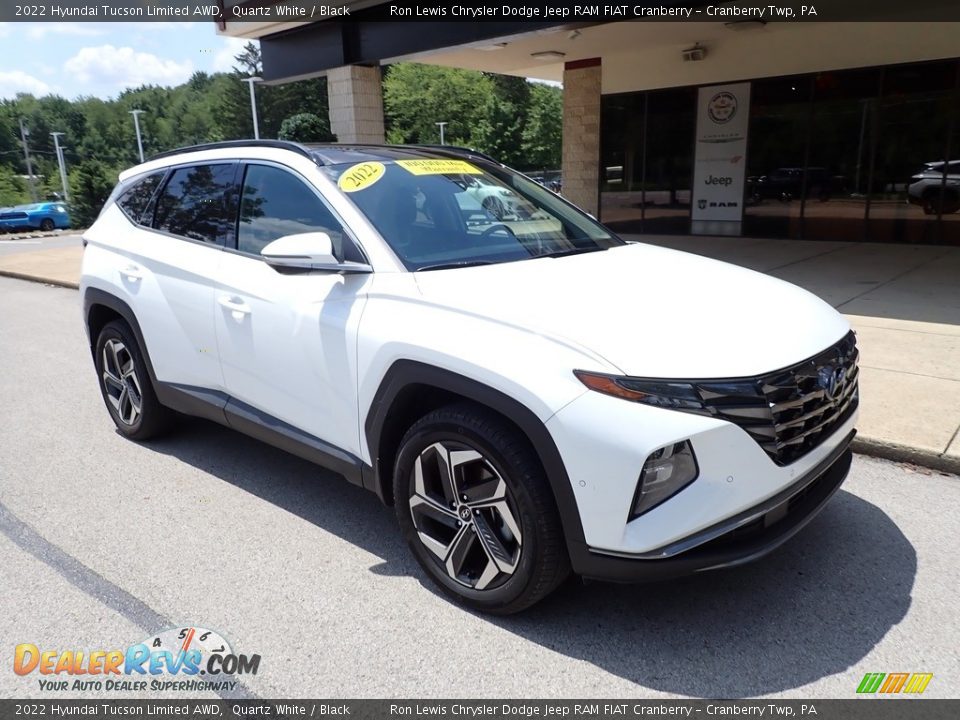 2022 Hyundai Tucson Limited AWD Quartz White / Black Photo #2