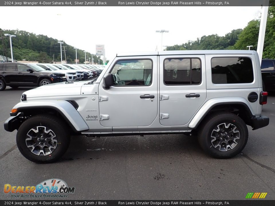 Silver Zynith 2024 Jeep Wrangler 4-Door Sahara 4x4 Photo #2