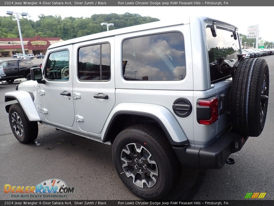 2024 Jeep Wrangler 4-Door Sahara 4x4 Silver Zynith / Black Photo #3