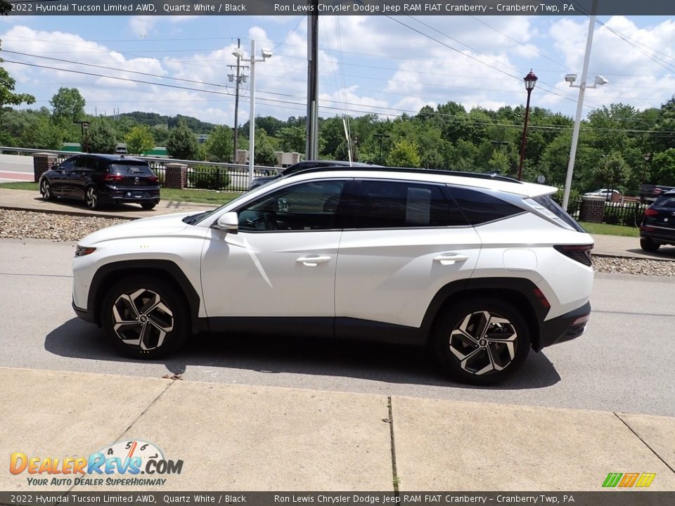 2022 Hyundai Tucson Limited AWD Quartz White / Black Photo #5