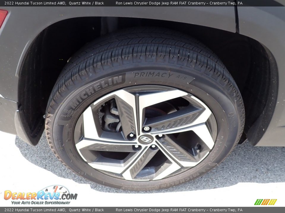 2022 Hyundai Tucson Limited AWD Quartz White / Black Photo #9