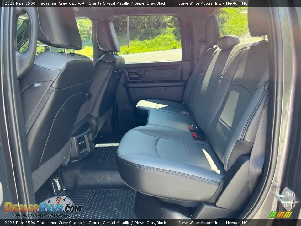 Rear Seat of 2023 Ram 3500 Tradesman Crew Cab 4x4 Photo #13