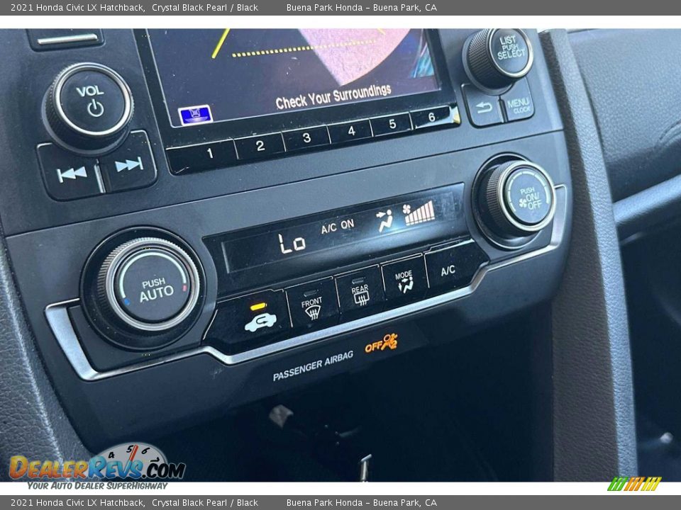 Controls of 2021 Honda Civic LX Hatchback Photo #21