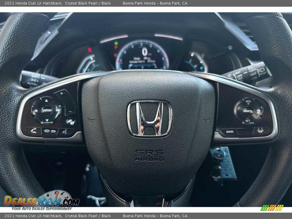 2021 Honda Civic LX Hatchback Steering Wheel Photo #23