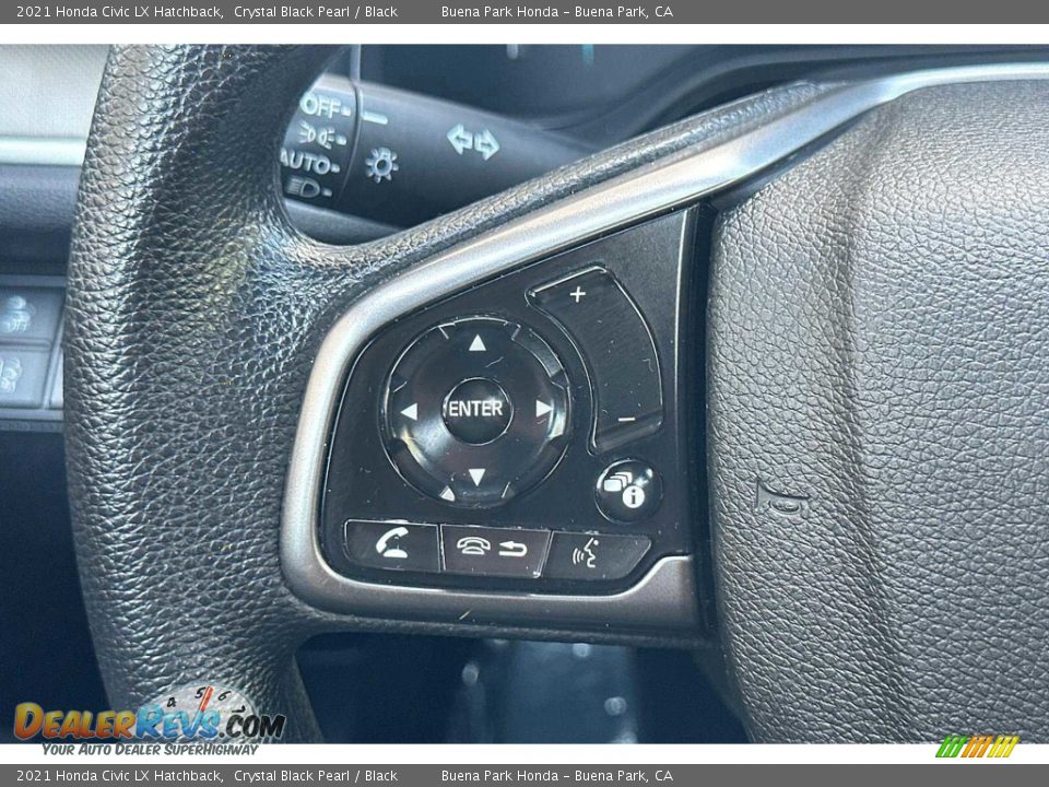 2021 Honda Civic LX Hatchback Steering Wheel Photo #24