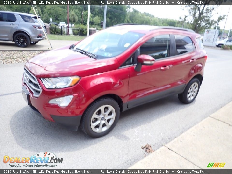 2019 Ford EcoSport SE 4WD Ruby Red Metallic / Ebony Black Photo #4