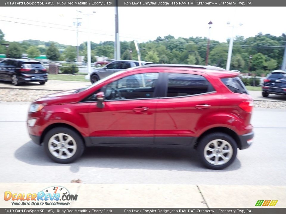 2019 Ford EcoSport SE 4WD Ruby Red Metallic / Ebony Black Photo #5