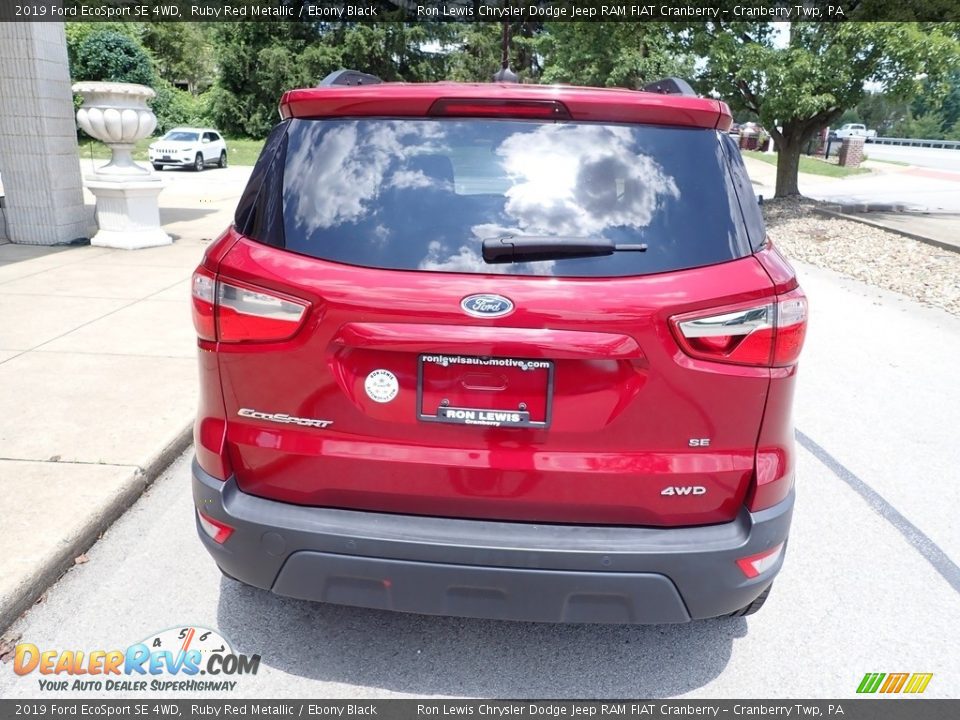 2019 Ford EcoSport SE 4WD Ruby Red Metallic / Ebony Black Photo #7