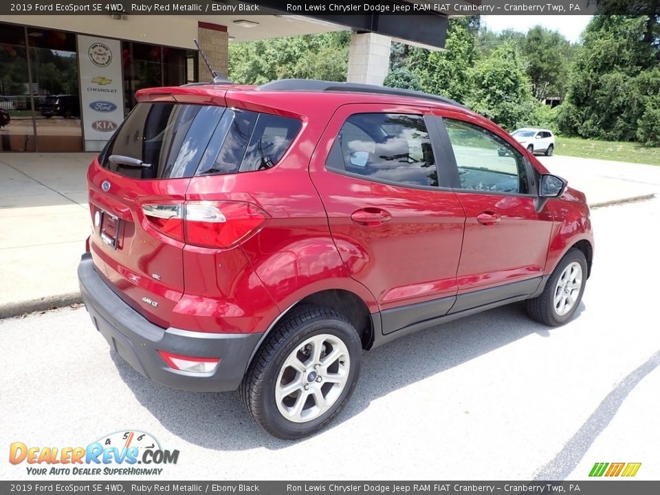 2019 Ford EcoSport SE 4WD Ruby Red Metallic / Ebony Black Photo #8