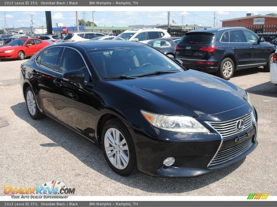 2013 Lexus ES 350 Obsidian Black / Black Photo #7