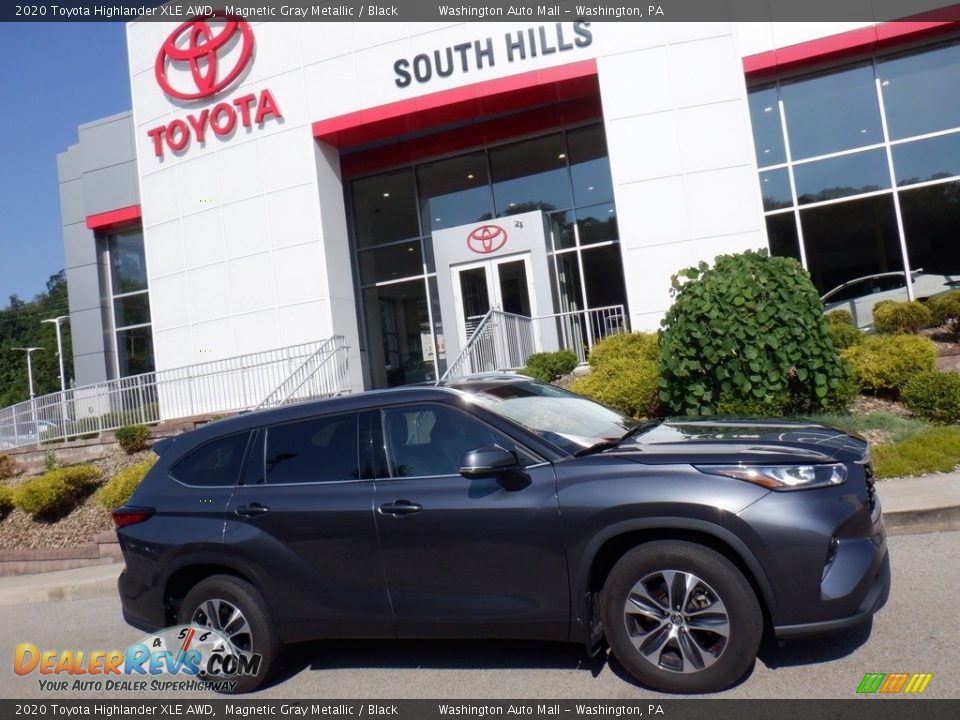 2020 Toyota Highlander XLE AWD Magnetic Gray Metallic / Black Photo #2