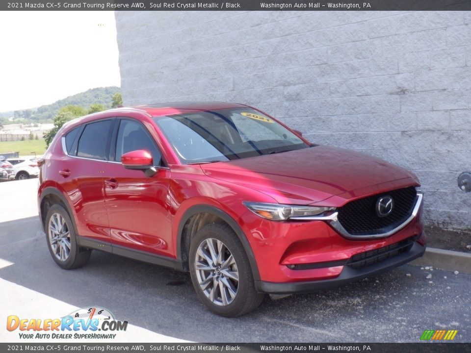 2021 Mazda CX-5 Grand Touring Reserve AWD Soul Red Crystal Metallic / Black Photo #1