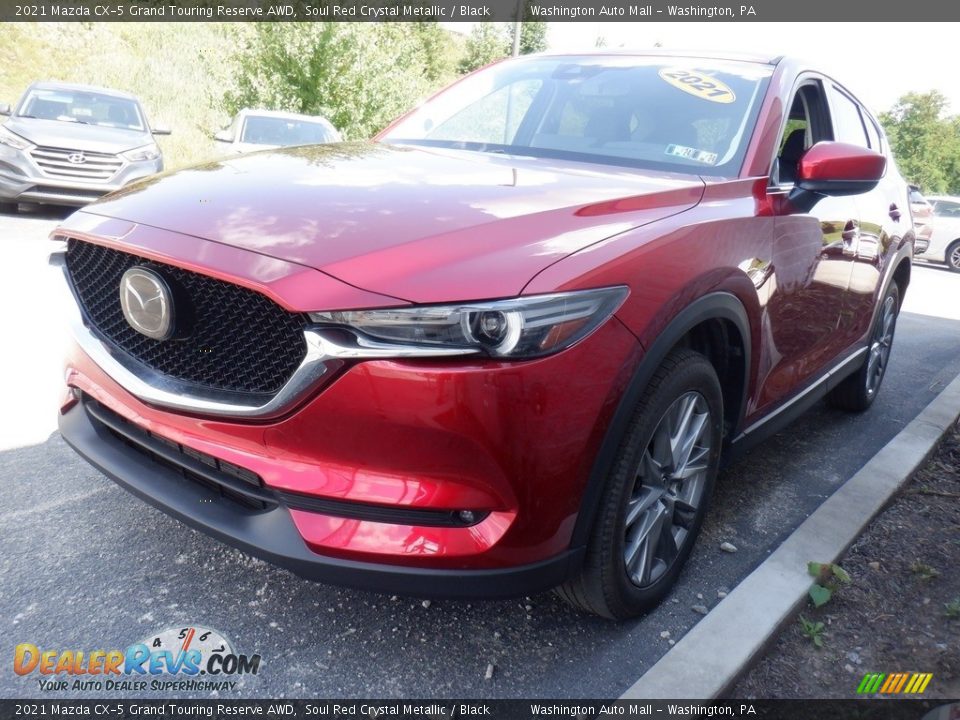 2021 Mazda CX-5 Grand Touring Reserve AWD Soul Red Crystal Metallic / Black Photo #5