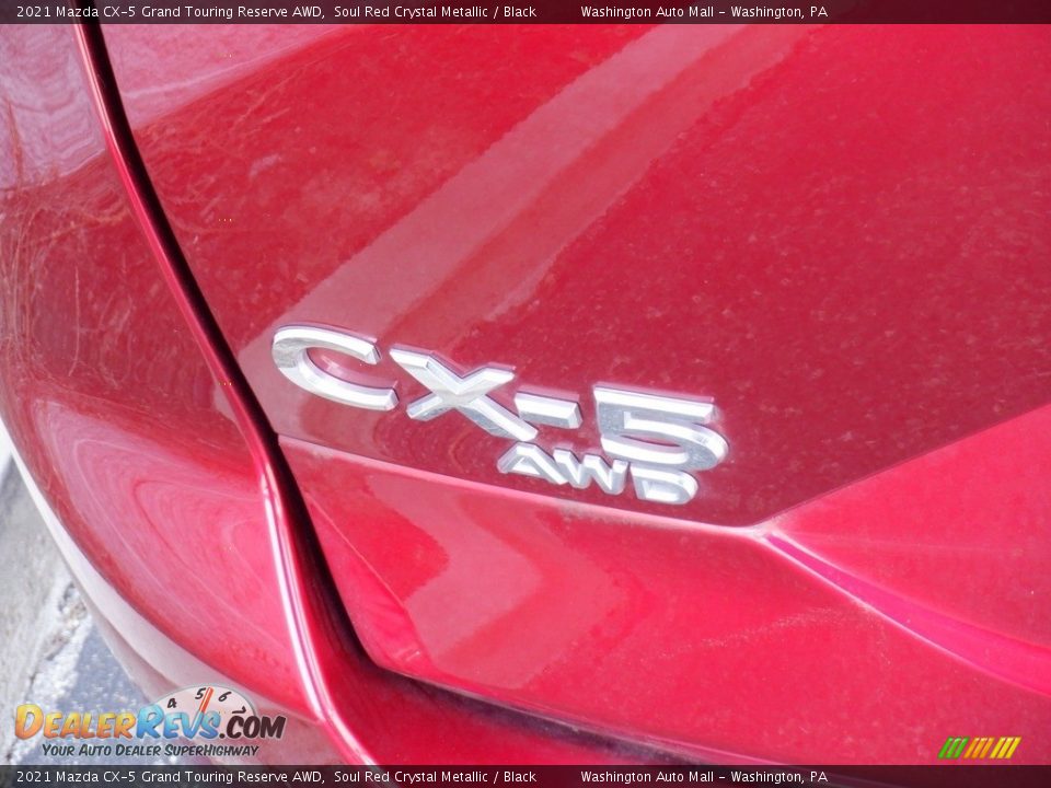 2021 Mazda CX-5 Grand Touring Reserve AWD Soul Red Crystal Metallic / Black Photo #7