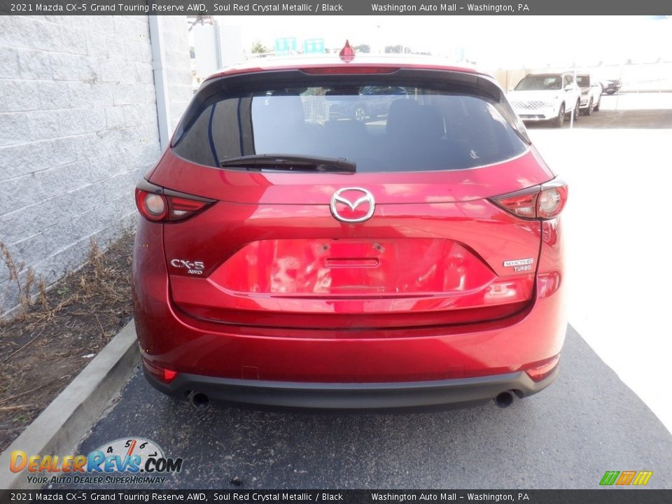 2021 Mazda CX-5 Grand Touring Reserve AWD Soul Red Crystal Metallic / Black Photo #8