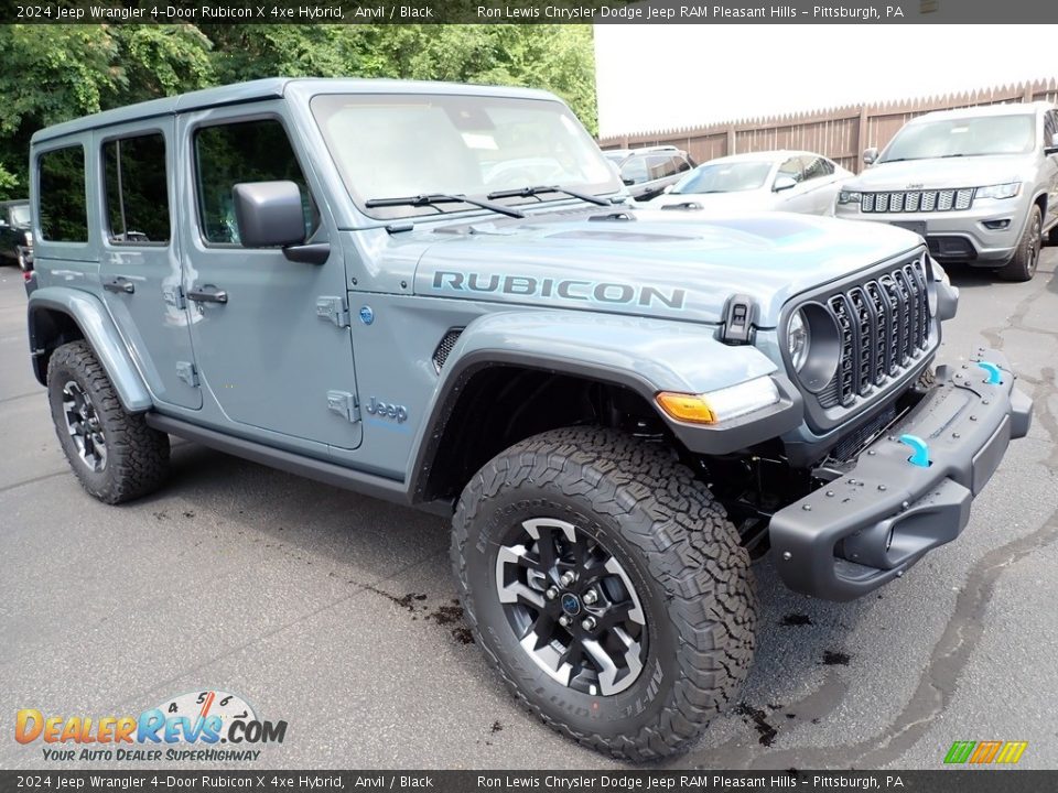 Front 3/4 View of 2024 Jeep Wrangler 4-Door Rubicon X 4xe Hybrid Photo #9