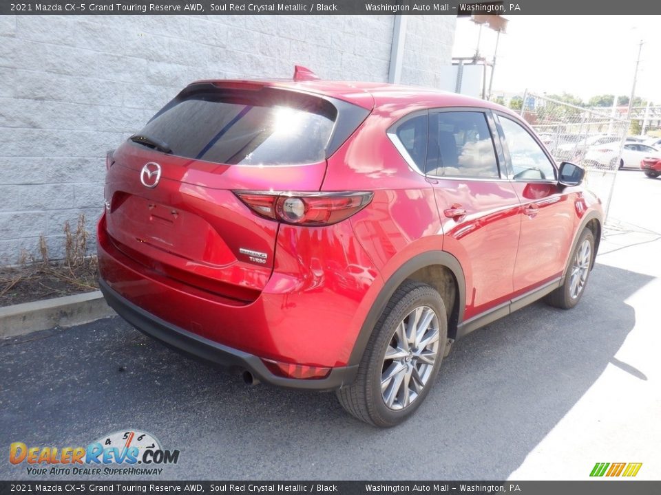 2021 Mazda CX-5 Grand Touring Reserve AWD Soul Red Crystal Metallic / Black Photo #9