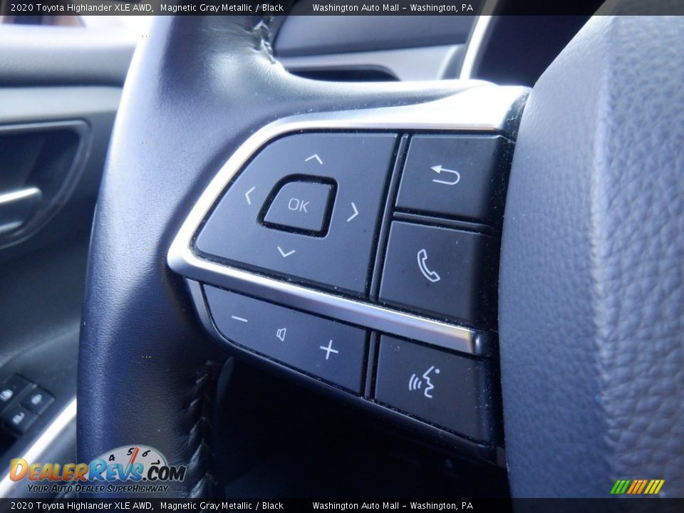 2020 Toyota Highlander XLE AWD Magnetic Gray Metallic / Black Photo #11