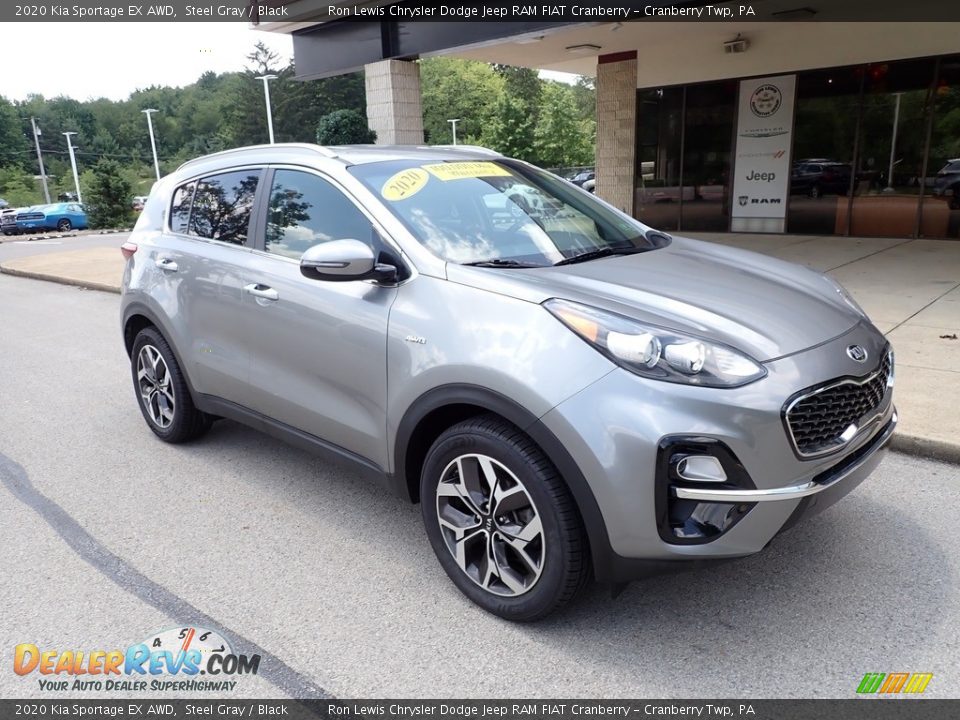 2020 Kia Sportage EX AWD Steel Gray / Black Photo #2