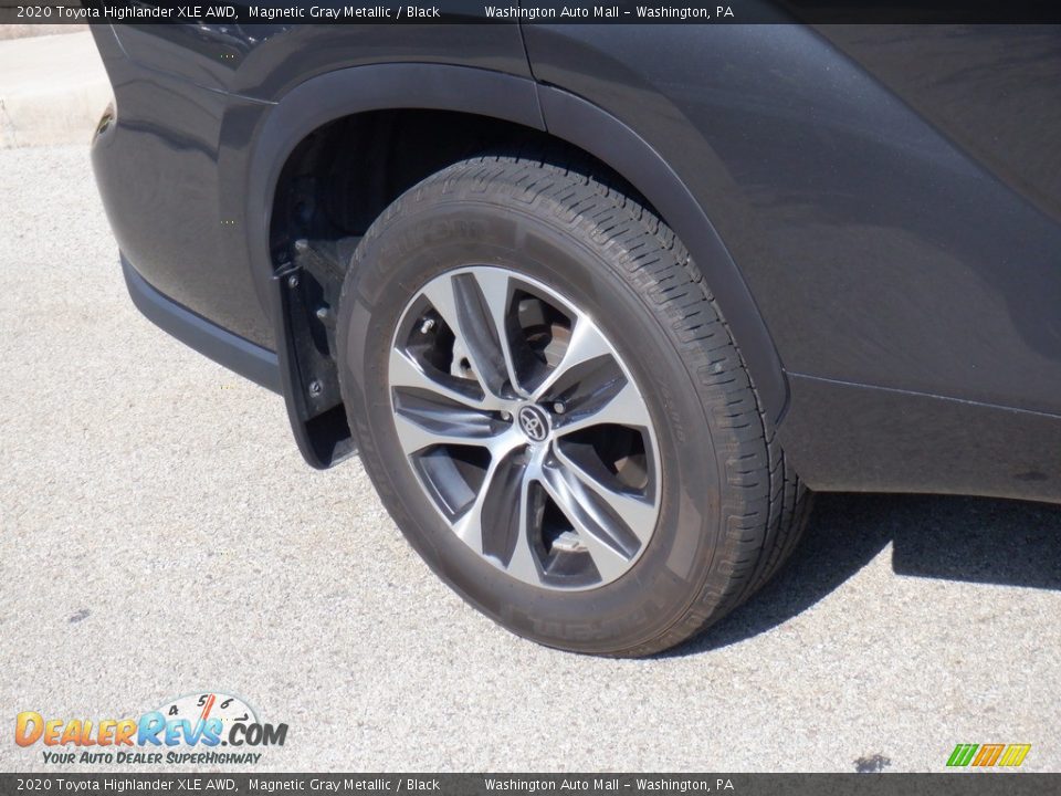 2020 Toyota Highlander XLE AWD Magnetic Gray Metallic / Black Photo #14