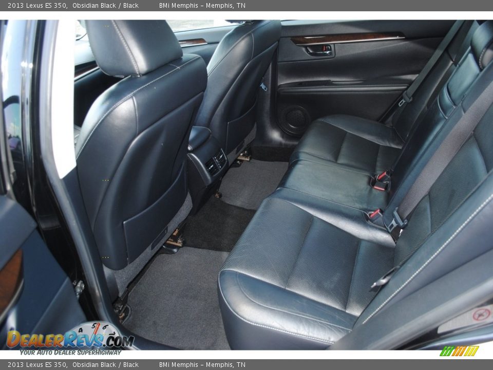 2013 Lexus ES 350 Obsidian Black / Black Photo #22