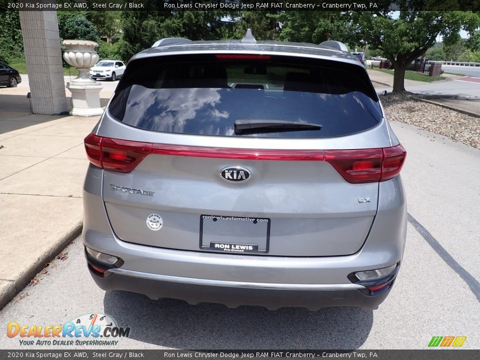 2020 Kia Sportage EX AWD Steel Gray / Black Photo #7