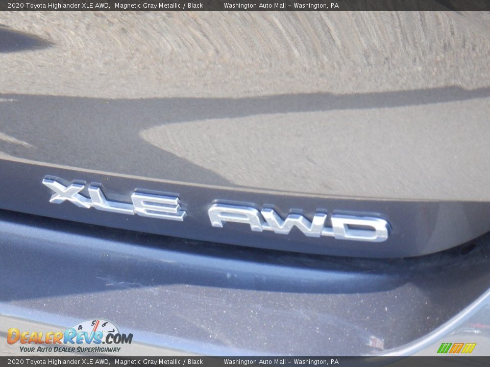 2020 Toyota Highlander XLE AWD Magnetic Gray Metallic / Black Photo #21