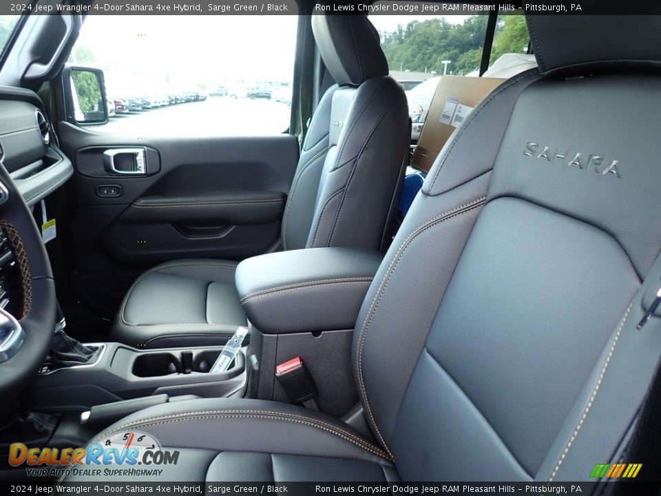 Front Seat of 2024 Jeep Wrangler 4-Door Sahara 4xe Hybrid Photo #11