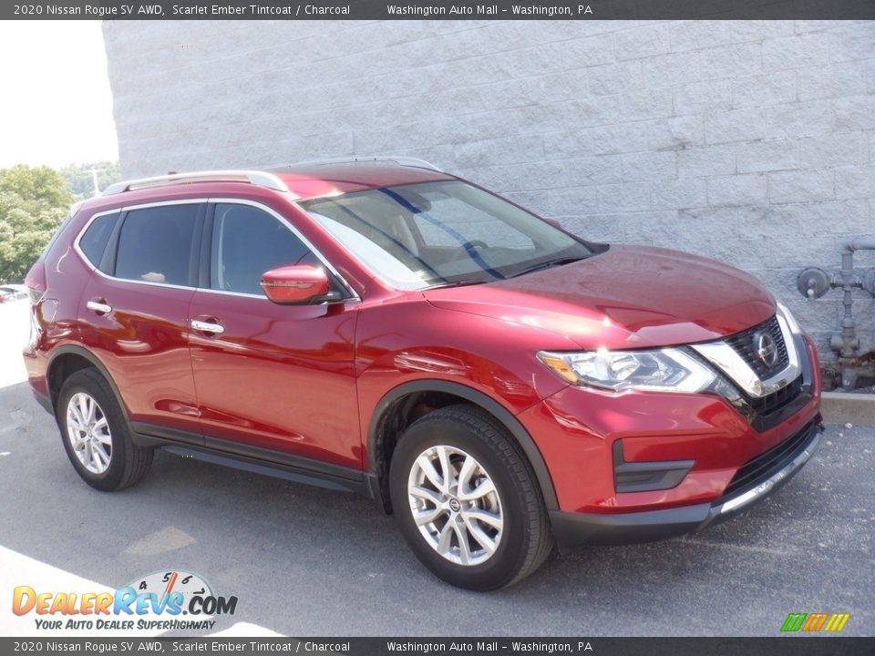 2020 Nissan Rogue SV AWD Scarlet Ember Tintcoat / Charcoal Photo #1