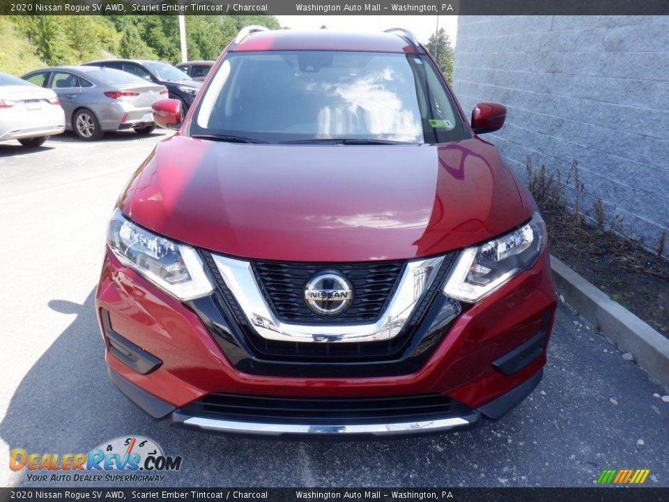 2020 Nissan Rogue SV AWD Scarlet Ember Tintcoat / Charcoal Photo #3