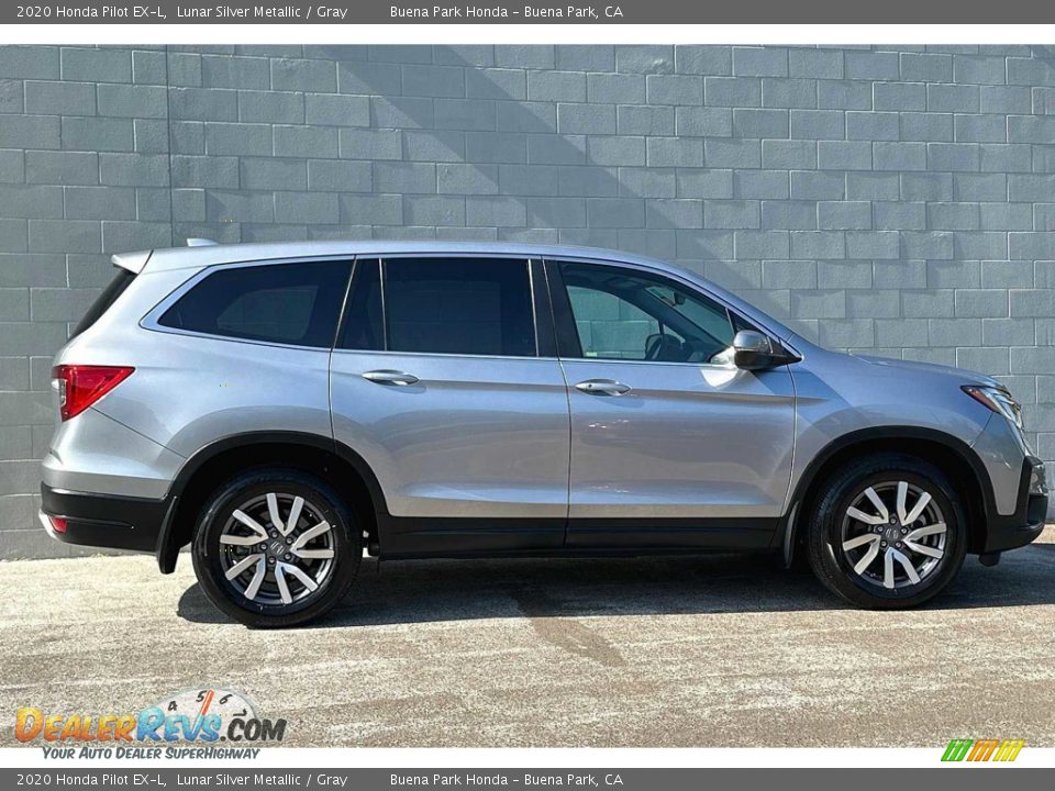 Lunar Silver Metallic 2020 Honda Pilot EX-L Photo #2