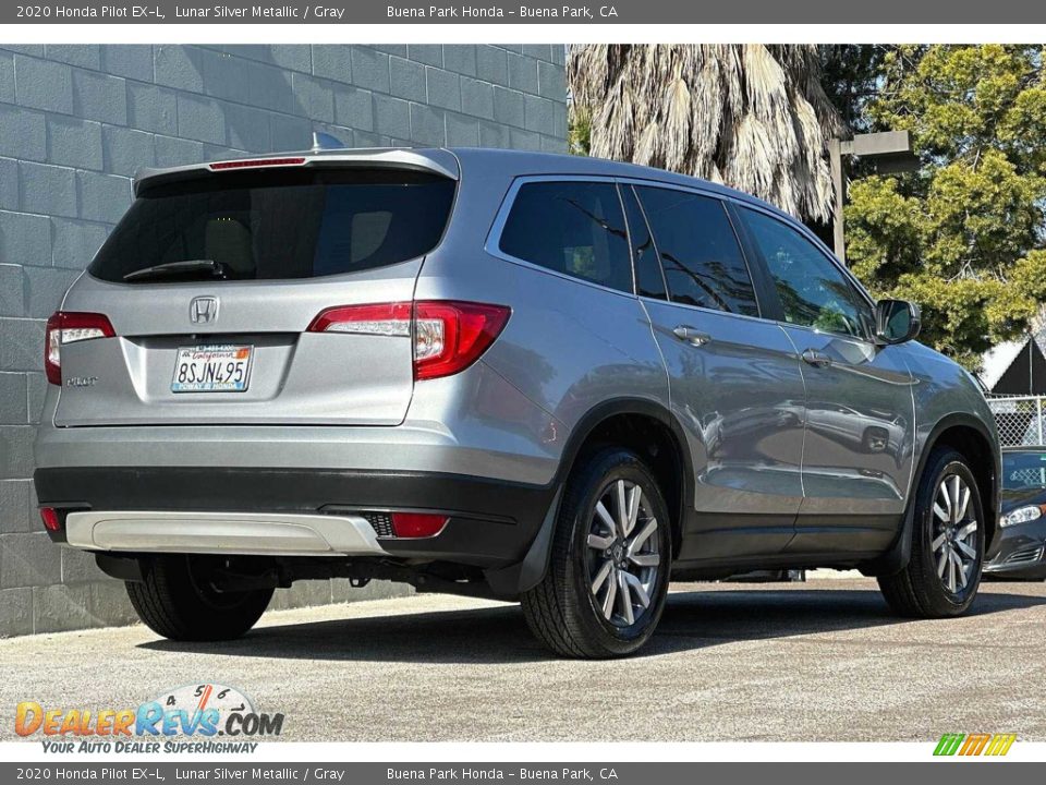 2020 Honda Pilot EX-L Lunar Silver Metallic / Gray Photo #3