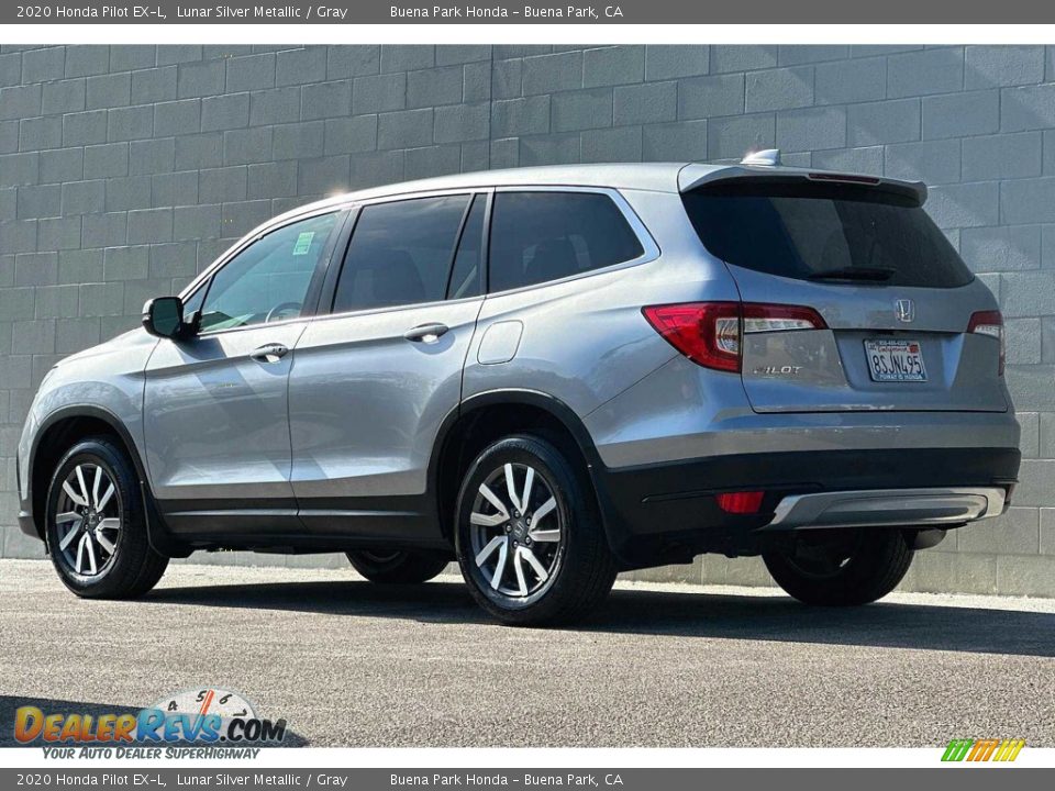 2020 Honda Pilot EX-L Lunar Silver Metallic / Gray Photo #5