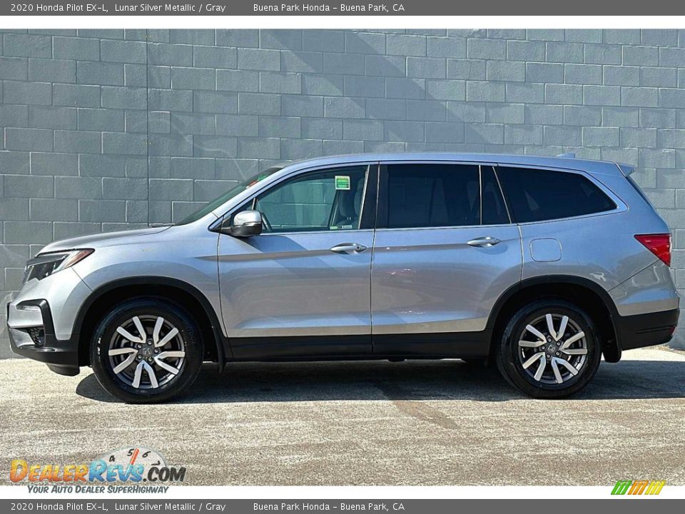 Lunar Silver Metallic 2020 Honda Pilot EX-L Photo #6