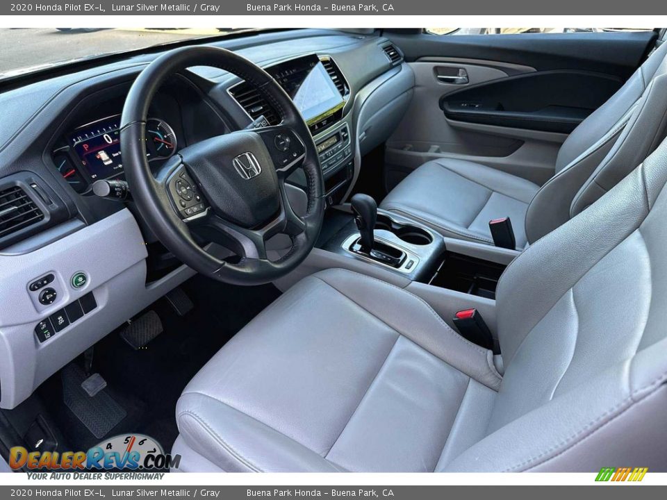 Gray Interior - 2020 Honda Pilot EX-L Photo #9