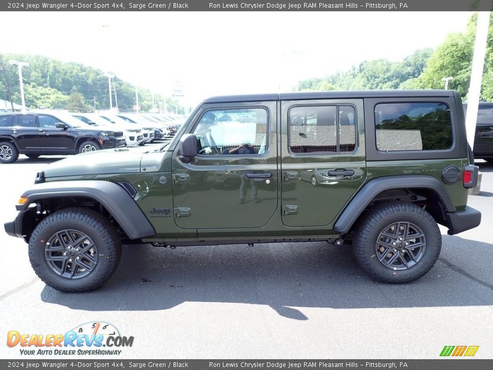 Sarge Green 2024 Jeep Wrangler 4-Door Sport 4x4 Photo #2