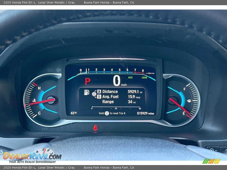 2020 Honda Pilot EX-L Gauges Photo #27