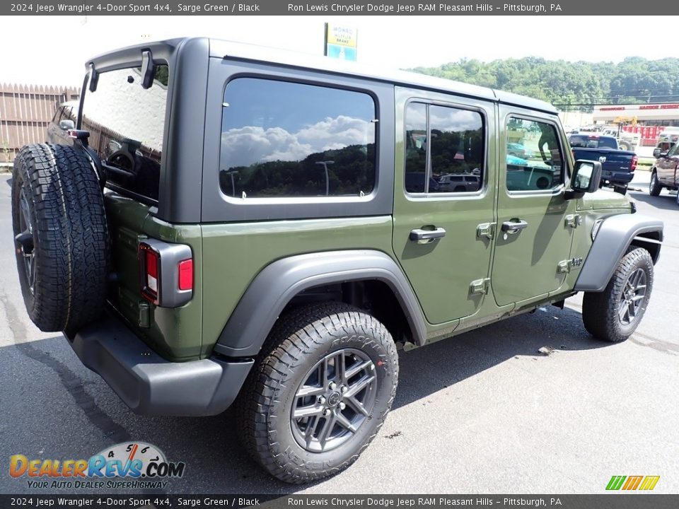 2024 Jeep Wrangler 4-Door Sport 4x4 Sarge Green / Black Photo #6