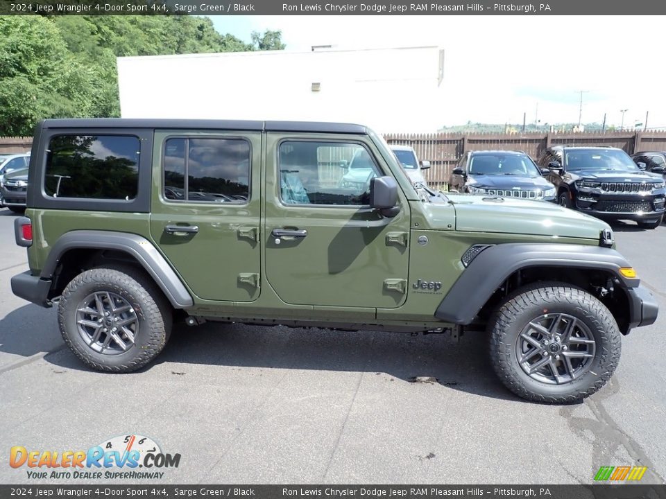 Sarge Green 2024 Jeep Wrangler 4-Door Sport 4x4 Photo #7