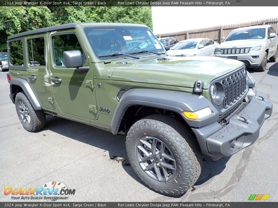 Front 3/4 View of 2024 Jeep Wrangler 4-Door Sport 4x4 Photo #8