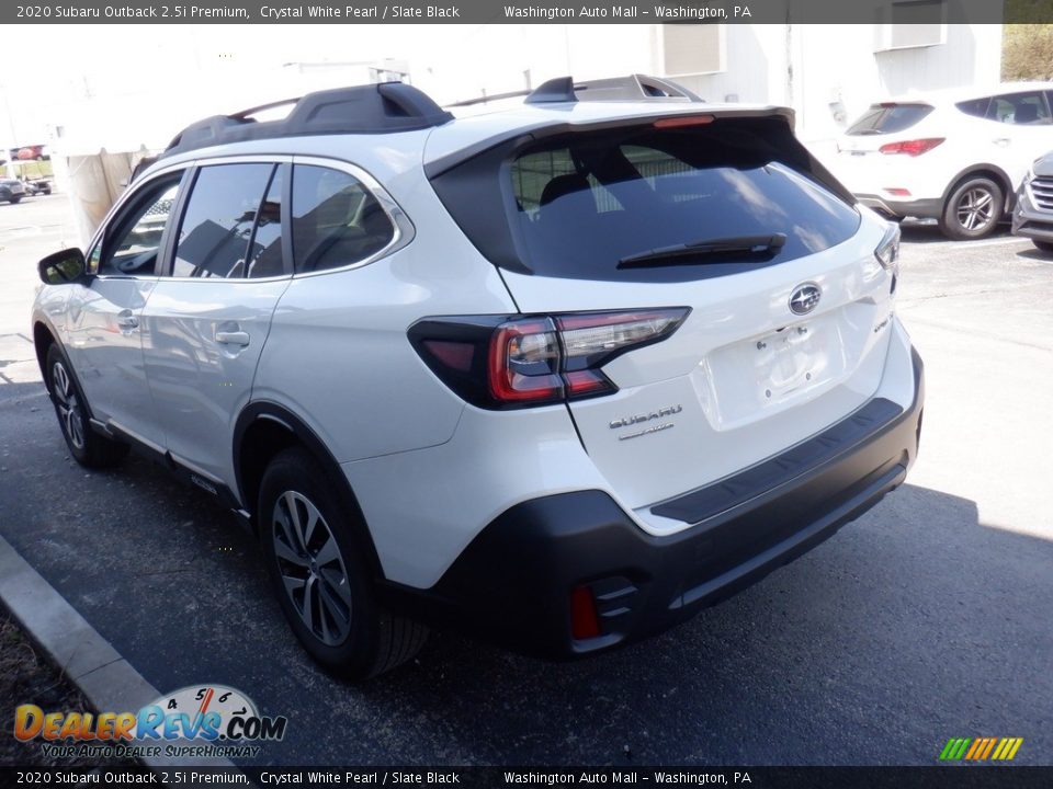2020 Subaru Outback 2.5i Premium Crystal White Pearl / Slate Black Photo #6