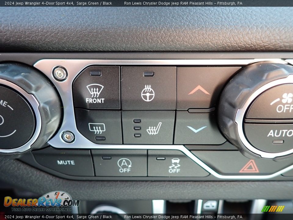 Controls of 2024 Jeep Wrangler 4-Door Sport 4x4 Photo #16