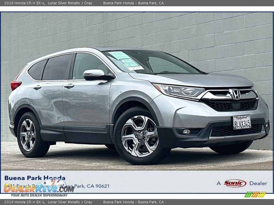 2019 Honda CR-V EX-L Lunar Silver Metallic / Gray Photo #1