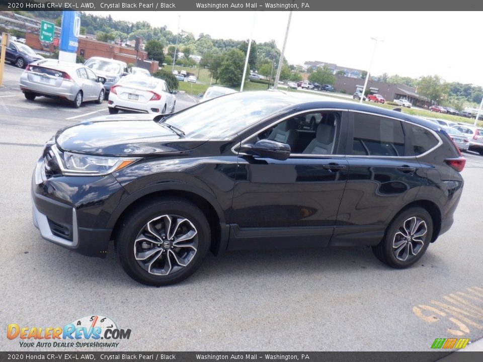 2020 Honda CR-V EX-L AWD Crystal Black Pearl / Black Photo #5